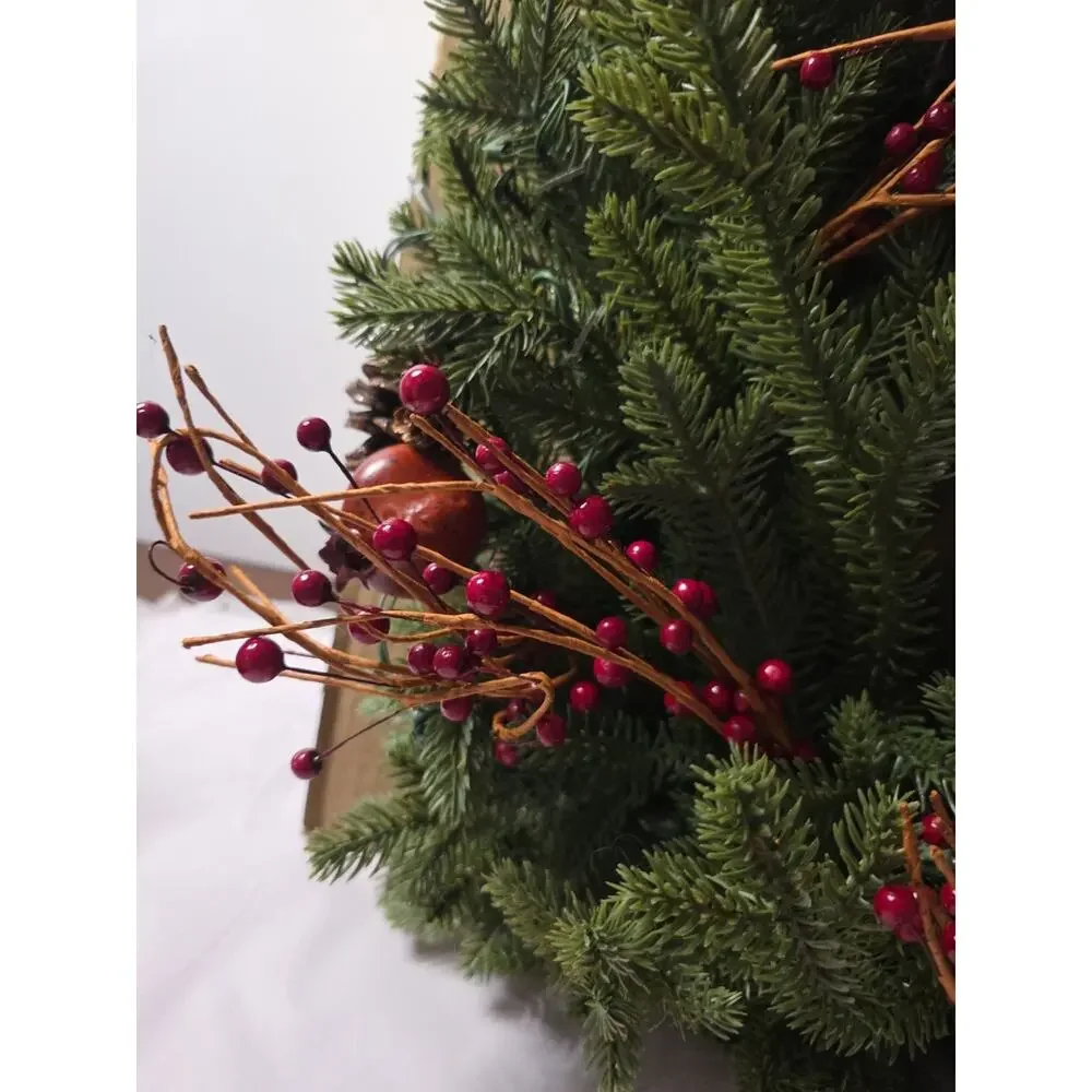 balsam hill heritage spice wreath 26
